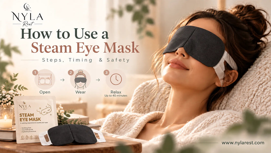 How to Use a Steam Eye Mask: Steps, Timing and Safety