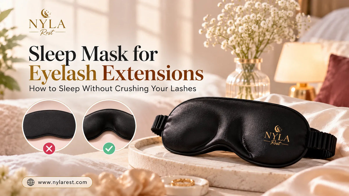 Sleep Mask for Eyelash Extensions: How to Sleep Without Crushing Your Lashes