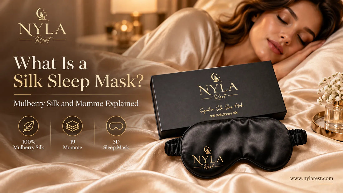 What Is a Silk Sleep Mask? Mulberry Silk and Momme Explained