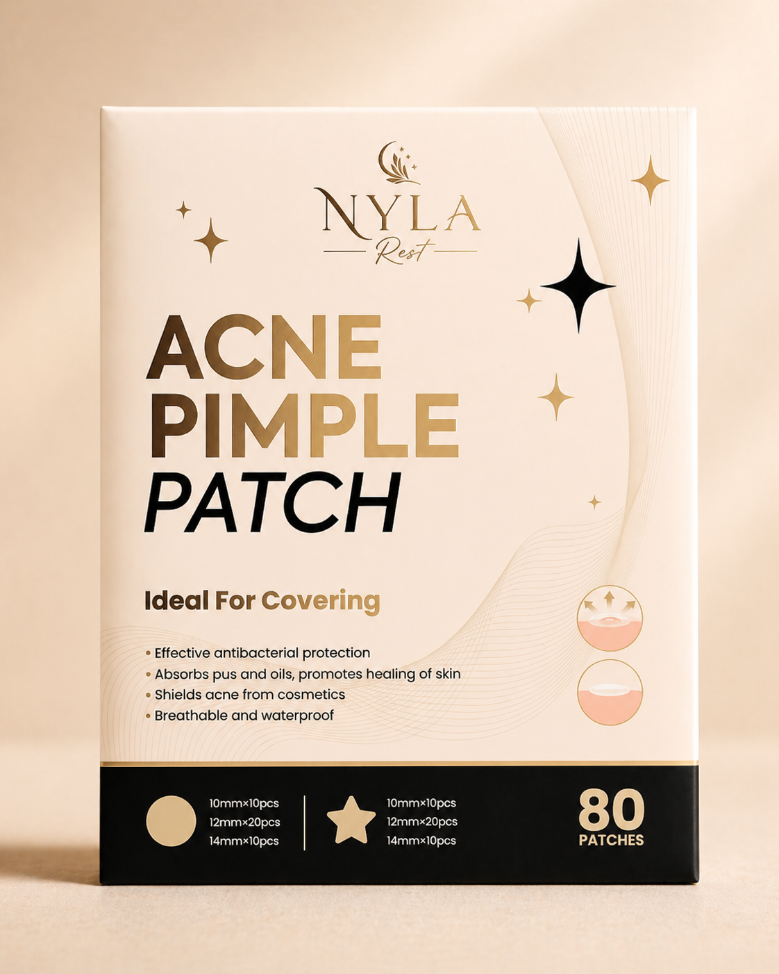 Nyla Rest Acne Patches - Targeted Overnight Blemish Treatment product image